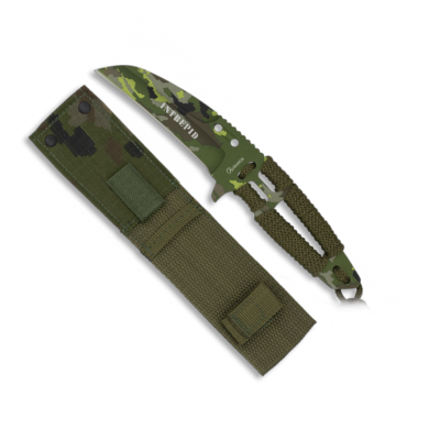 Couteau INTREPID camo vert 32416 Lame 21.5 cm