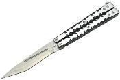 Couteau papillon Maxknives P27S silver lame 10 cm 