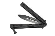 Couteau papillon Maxknives P41B noir lame 8 cm