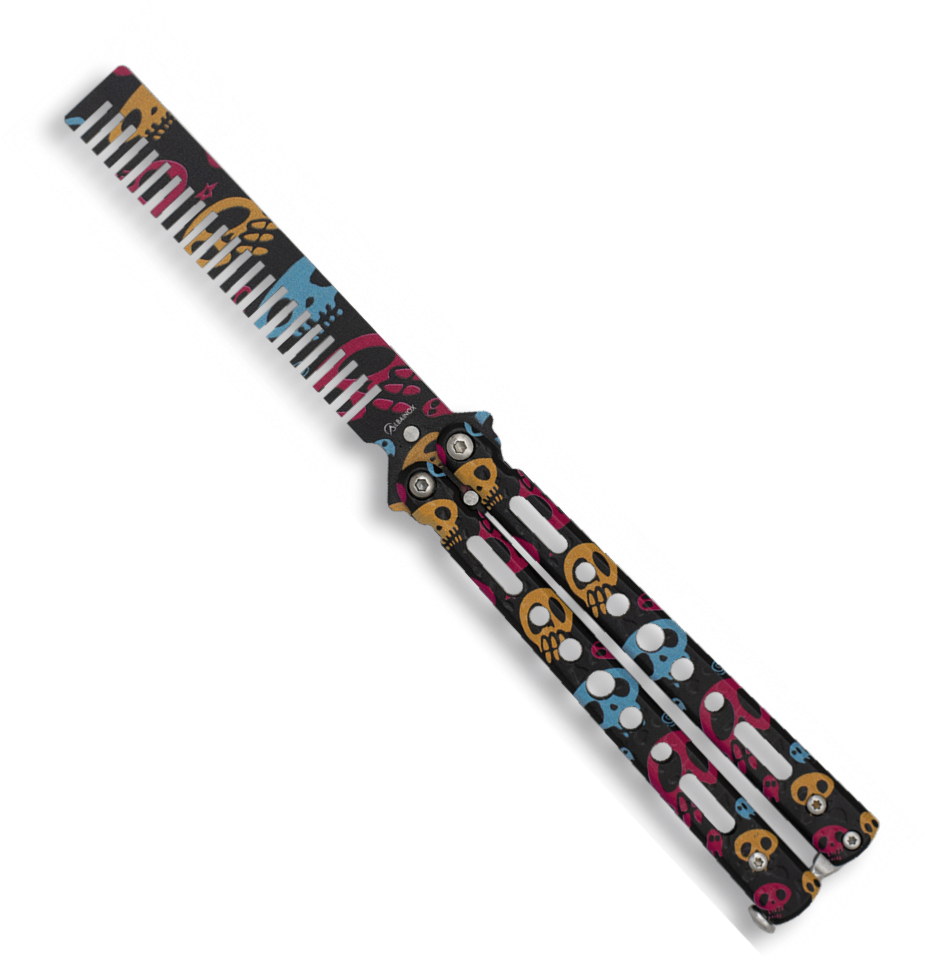 Butterfly Trainer – 2 Couteaux Papillon D’entraînement (lame Non Tranchante) Pour Débutants – Acier Inoxydable