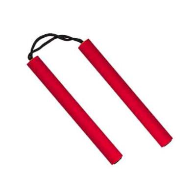 NUNCHAKU entrainement mousse rouge