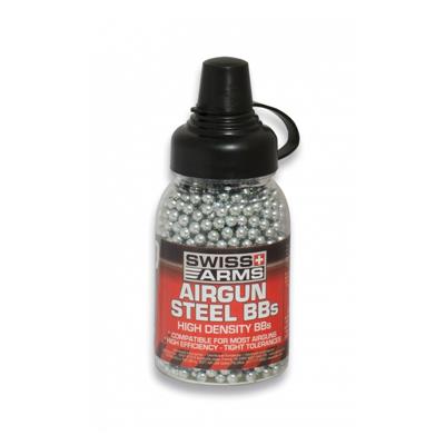 Biberon de 1500 billes acier 4.5 mm pour airsoft