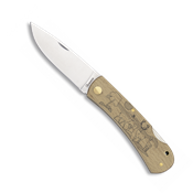 Couteau pliant Albainox 18090GR519 lame7.3 cm décor Cerf