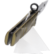 Couteau baïonnette pliant K25 lame 9.3 cm titane