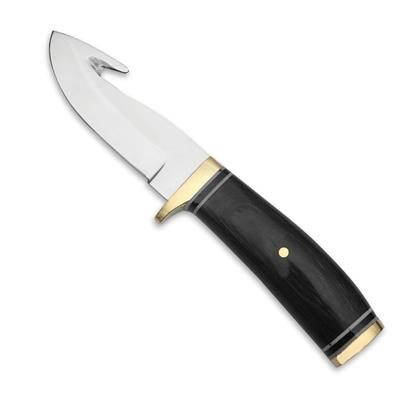 Couteau à dépecer lame 10.5 cm manche en corne