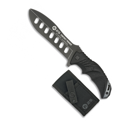 Couteau d'entraînement K25 Contact Trainer noir 32182 lame 15 cm