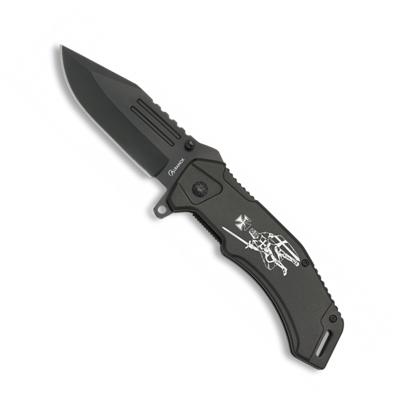 Couteau pliant ALBAINOX 19909GR264 noir lame 9 cm