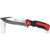 Couteau tactique K25 rouge/noir 32268 lame 14 cm