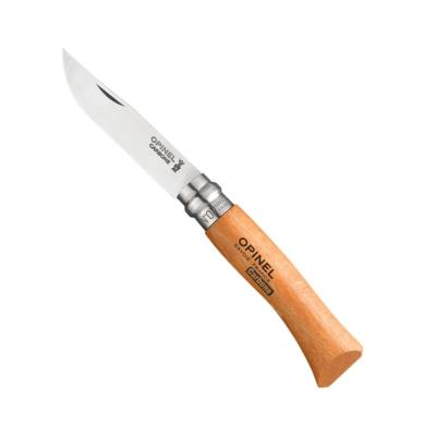 Couteau OPINEL N°08 - lame carbone 8.3 cm – manche hêtre