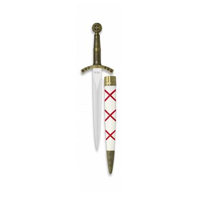 Dague de collection Tole-10 Impérial 32304 or vieilli lame 24 cm