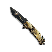 Couteau pliant tactique ALBAINOX 18134-A lame 8.2 cm dcor MARINES