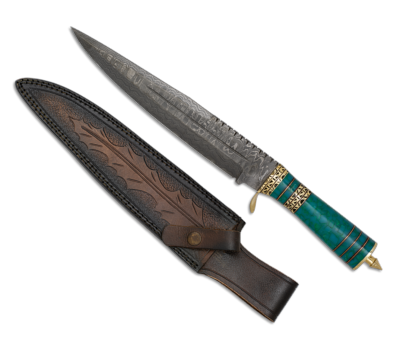 Couteau sportif Albainox 32564 lame DAMAS 25.7 cm