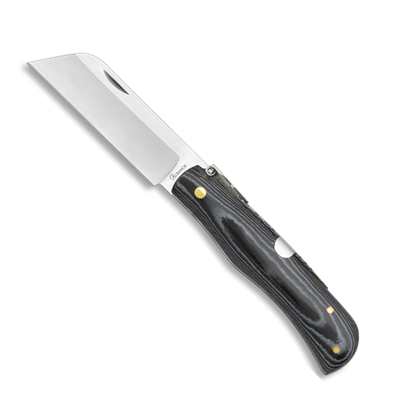 Couteau pliant de poche ALBAINOX 01652 mikarta noir lame 8 cm