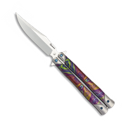Couteau papillon ALBAINOX DECOR-3D 02149 lame 10 cm