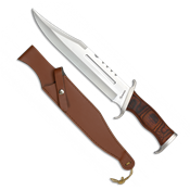 Couteau de chasse bowie Albainox Bois 32438 Lame 26.3 cm