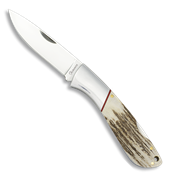 Couteau de poche ALBAINOX 18365 lame 7.8 cm manche corne de cerf