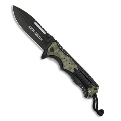 Couteau pliant Albainox KEH-BECK Camo vert Lame 9 cm