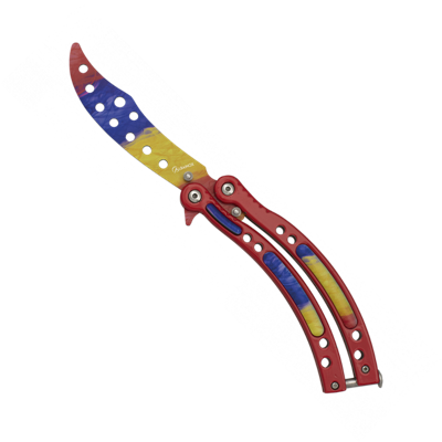 Couteau papillon d'entrainement Albainox 02170 lame 9 cm