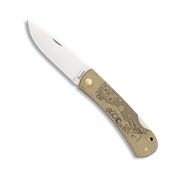 Couteau pliant Albainox 18090GR523 lame7.3 cm décor Chasseur-canards