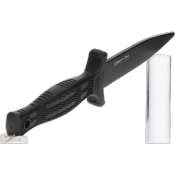 Couteau entraînement K25 noir 32191 lame 12.5 cm