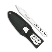 Set de 3 couteaux à lancer Ninja ALBAINOX 32155 blanc