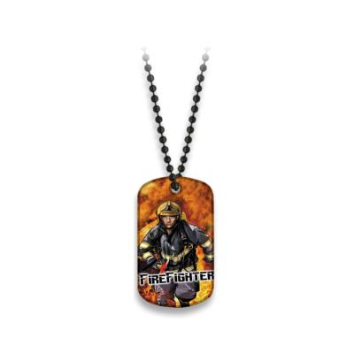 DOG TAG avec chainette FIRE FIGHTER