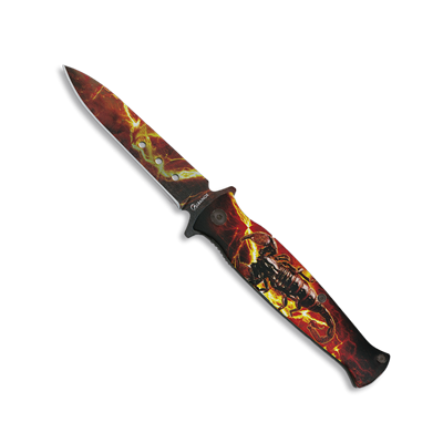 Couteau pliant ALBAINOX 18263-A lame 9.2 cm décor Scorpion