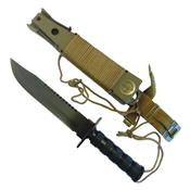 Couteau de survie RAMBO-H5 lame 21.5 cm