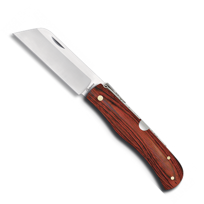 Couteau pliant de poche ALBAINOX 01653 pakkawood rouge lame 8 cm