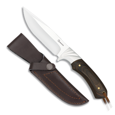 Couteau de chasse Albainox 32454 lame 11.8 cm - manche stamina