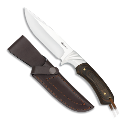 Couteau de chasse bowie Albainox 32454 lame 11.8 cm - manche stamina