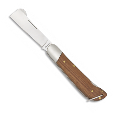 Couteau à greffer Albainox 10252 lame 8 cm manche bois