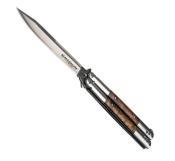 Couteau papillon BÖKER MAGNUM - 06EX405 Bois lame 12.5 cm