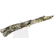 Couteau papillon Albainox Phyton vert 02177 lame 10.5 cm