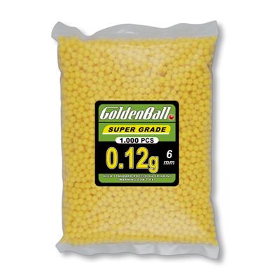 Sachet de 1000 billes PVC Golden Ball 0.12 gr 6 mm