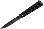 Couteau papillon Max Knives P32BK couleur noir lame 10 cm