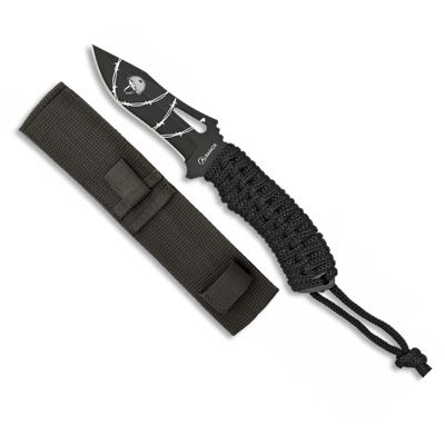 Couteau encordé noir Albainox 32418 18 cm