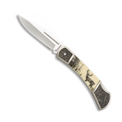 Couteau pliant décor CERF 10823 lame 8 cm
