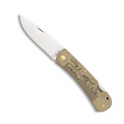 Couteau pliant Albainox 18090GR520 lame7.3 cm décor Lapins