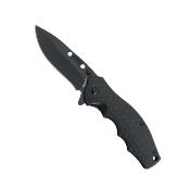 Couteau Albainox 18821 noir lame 8.5 cm