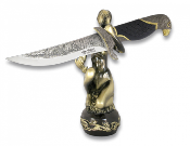 Couteau de collection PETITE SIRENE Tole-10 Impérial lame 18 cm