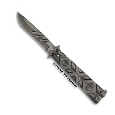 Couteau papillon ALBAINOX 02105 Stone lame inox 9.2 cm