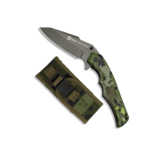 Couteau pliant tactique K25 18098 camouflage lame 9.4 cm