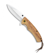 Couteau pliant bois Albainox 18561 lame 8.3 cm