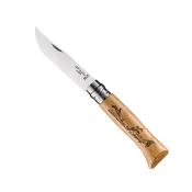 Couteau OPINEL ANIMALIA LIVRE N08 - lame 8.5 cm  manche chne