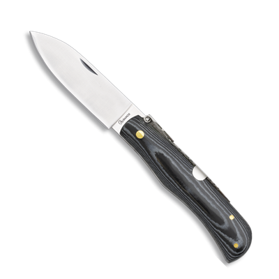 Couteau pliant de poche ALBAINOX 01650 mikarta noir lame 8 cm