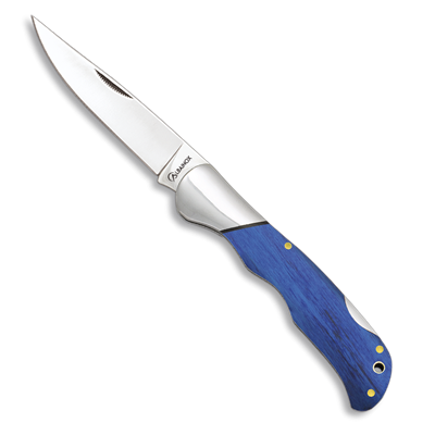 Couteau de poche ALBAINOX 18163 lame 7.8 cm manche bleu