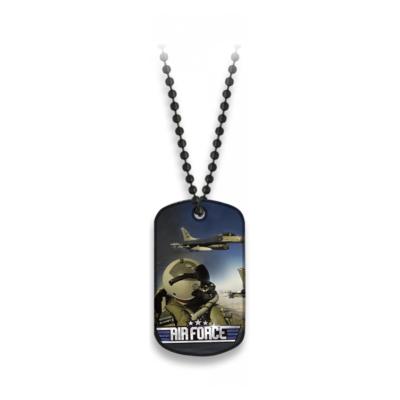 DOG TAG avec chainette AIR FORCE