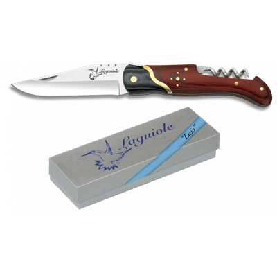 Couteau pliant LUXE LAGUIOLE 19418 lame 9.2 cm avec tire-bouchon