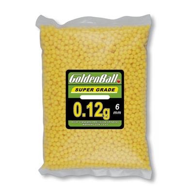 Sachet de 2500 billes PVC Golden Ball 0.12 gr 6 mm